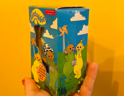 1999 group Teletubby Easter egg boxed egg cup