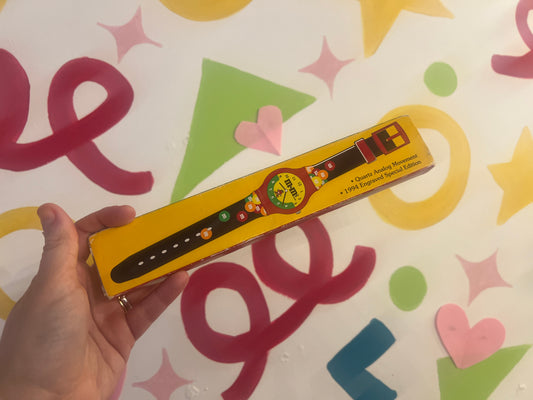 1994 M&M’s collectible boxed Fun Watch - untested