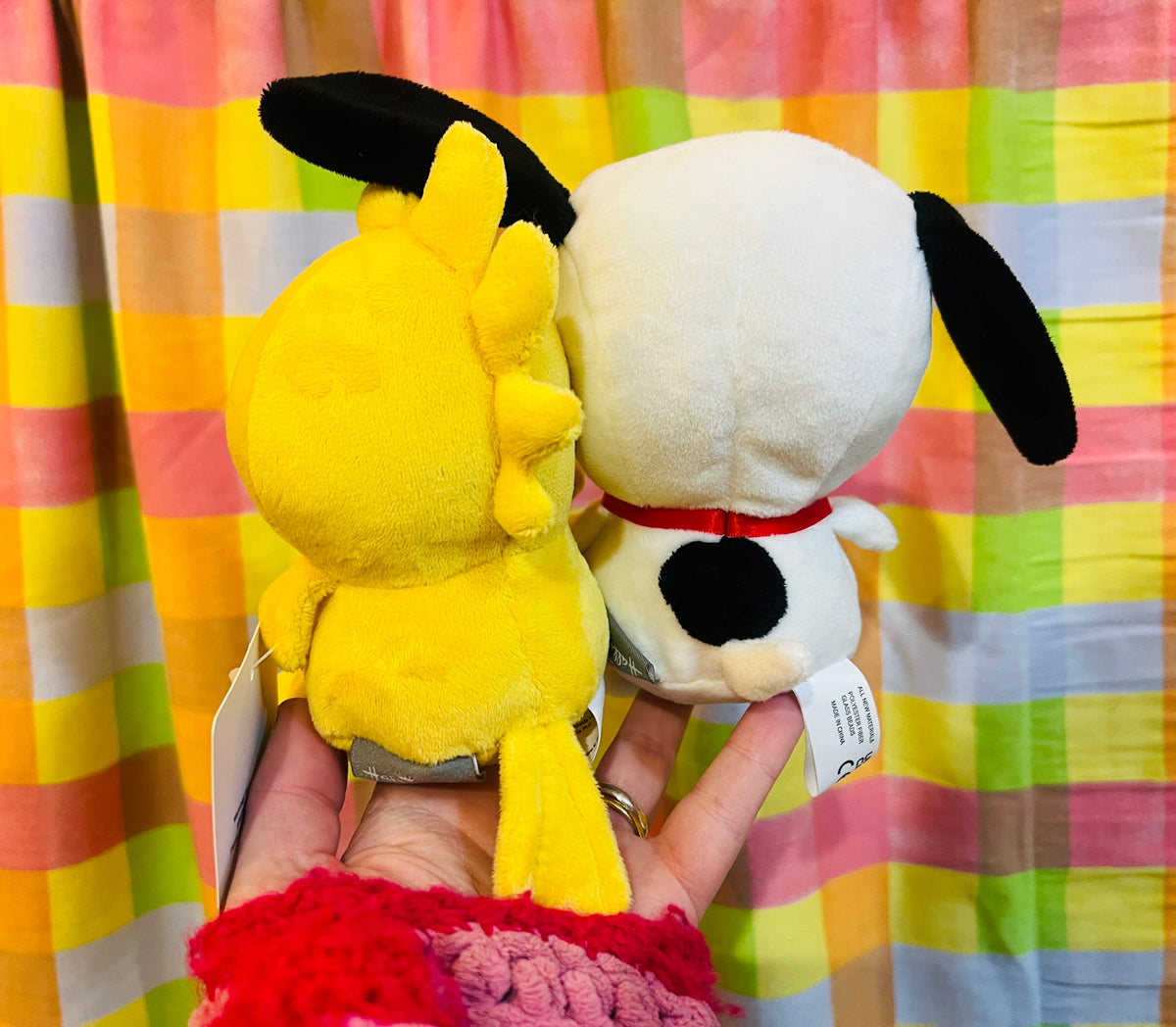 Better Together Snoopy & Woodstock Magnetic Soft Plush Pair