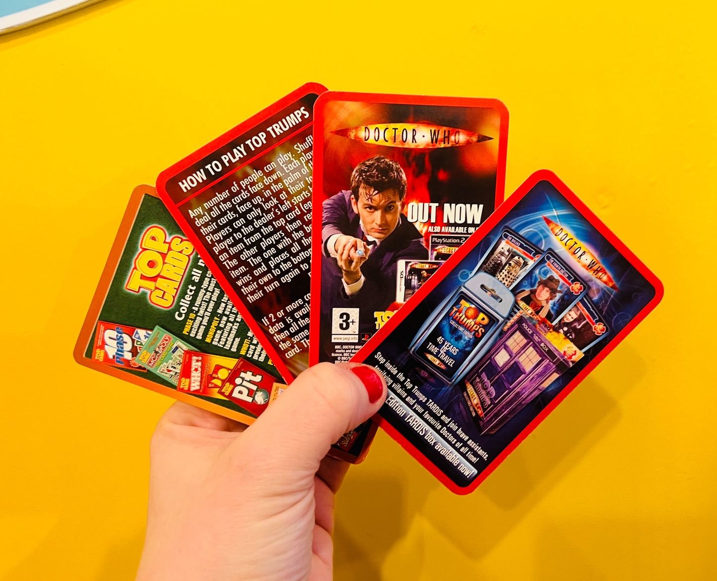 2008 Complete Top Trump Dr Who cards - complete