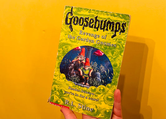 Revenge of the Garden Gnomes Goosebumps book