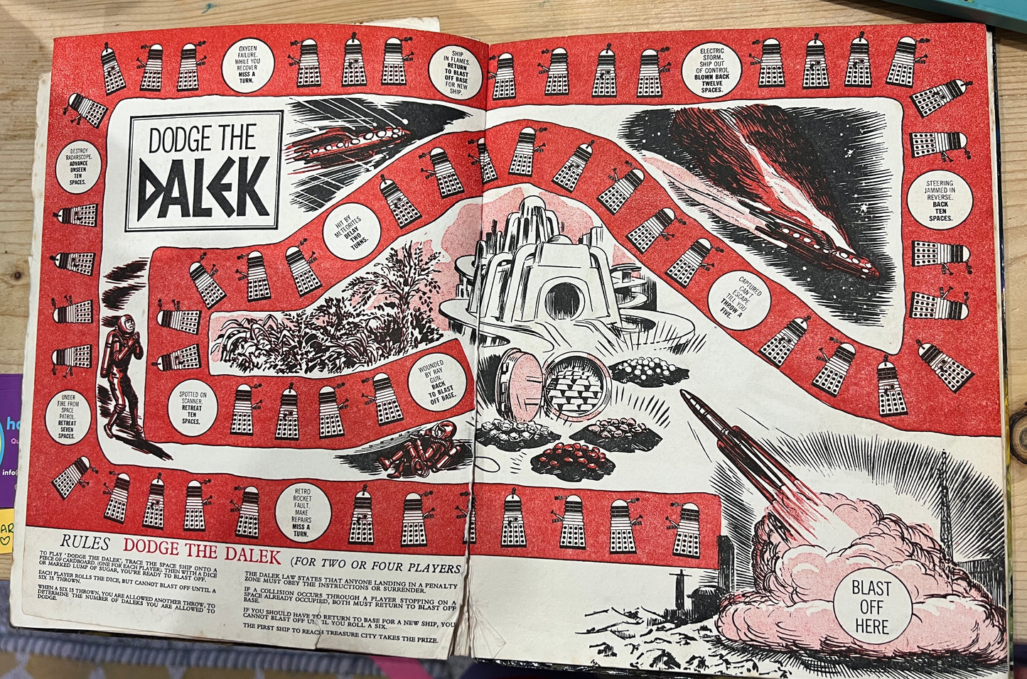 Vintage 1964 Dr Who Dalek book