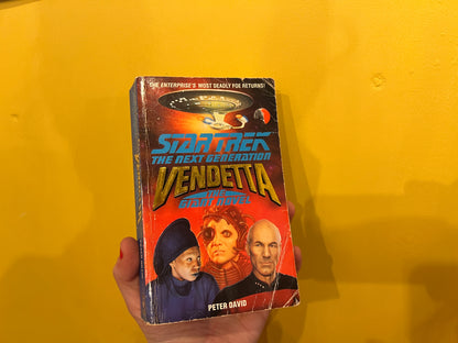 Vintage Star Trek The Next Generation book - Vendetta