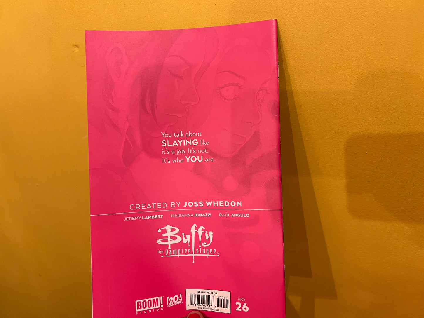 # 26 Buffy the Vampire Slayer Comic book
