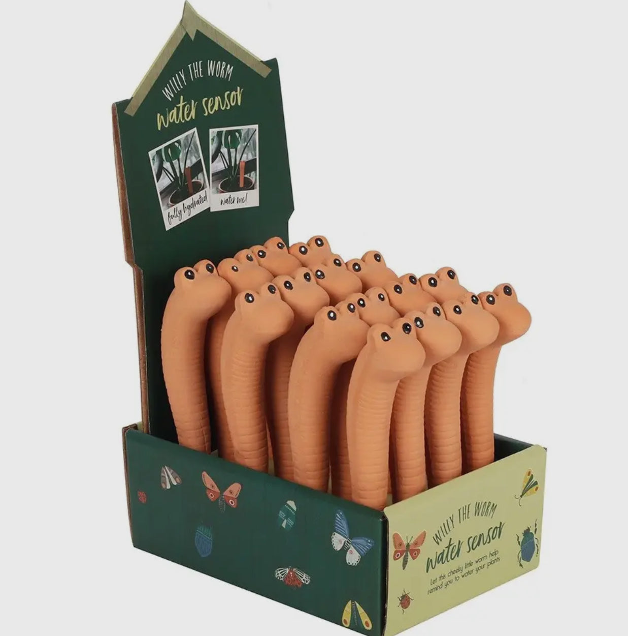 Willy the Worm Plant Water Sensors