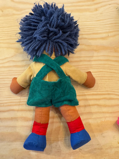 1993 Tots TV plush rag dolls x3