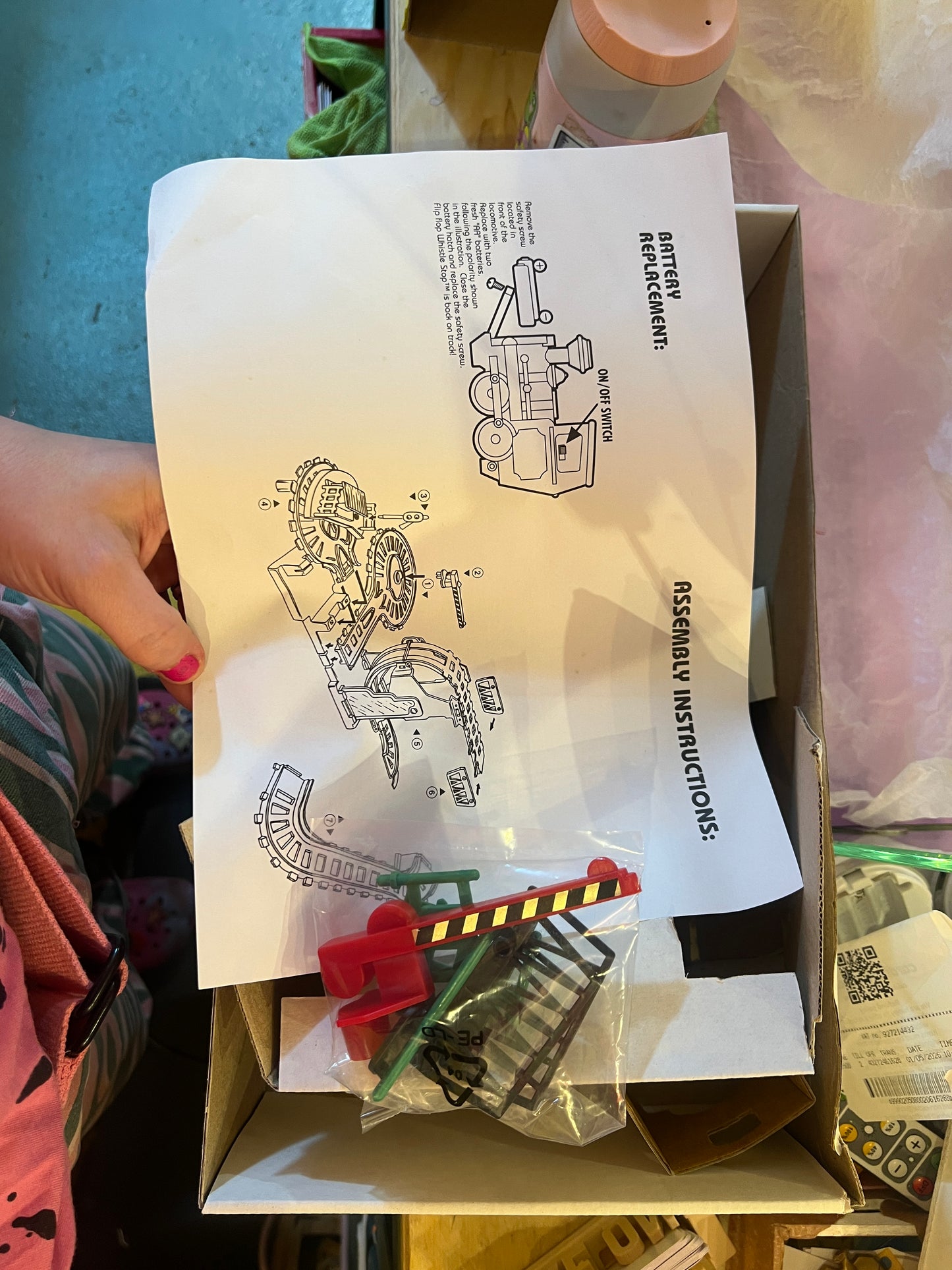 Vintage Crazy Train boxed toy - working