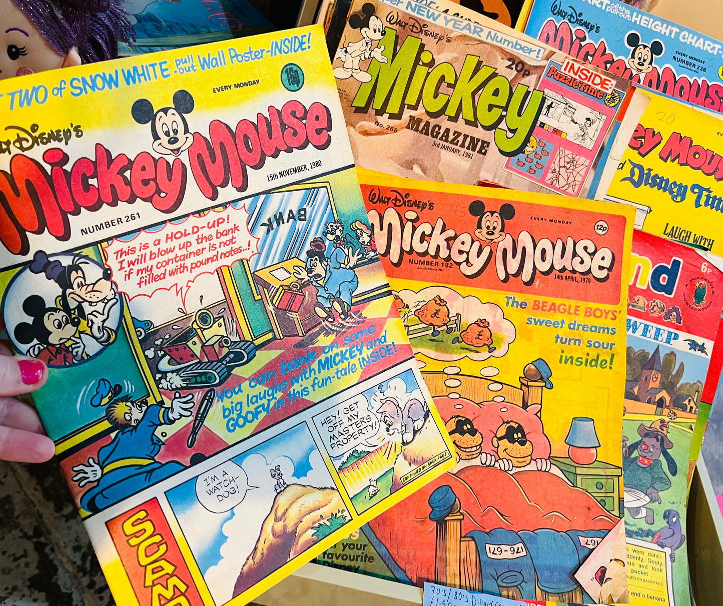 Vintage Disney’s Mickey Mouse comics