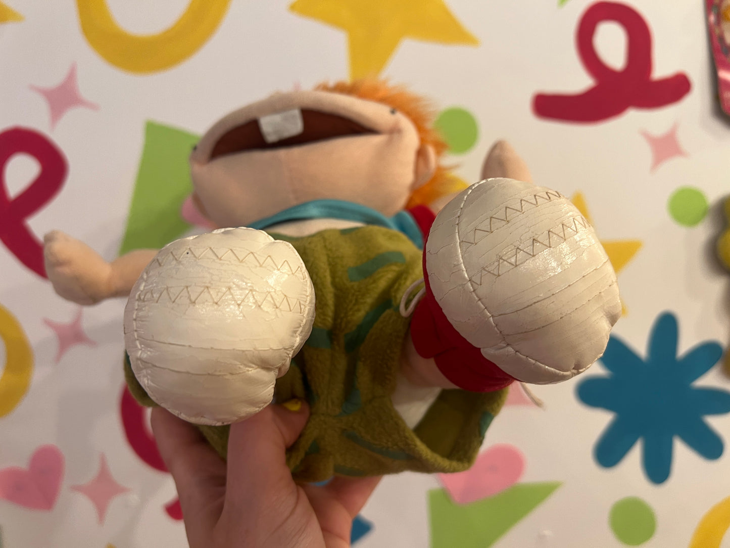 2001 Chuckie from Rugrats plush doll