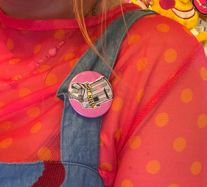 Count Binface Not Nigel Button Pin Badge