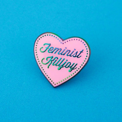 Feminist Killjoy - Rainbow Plated Enamel Pin
