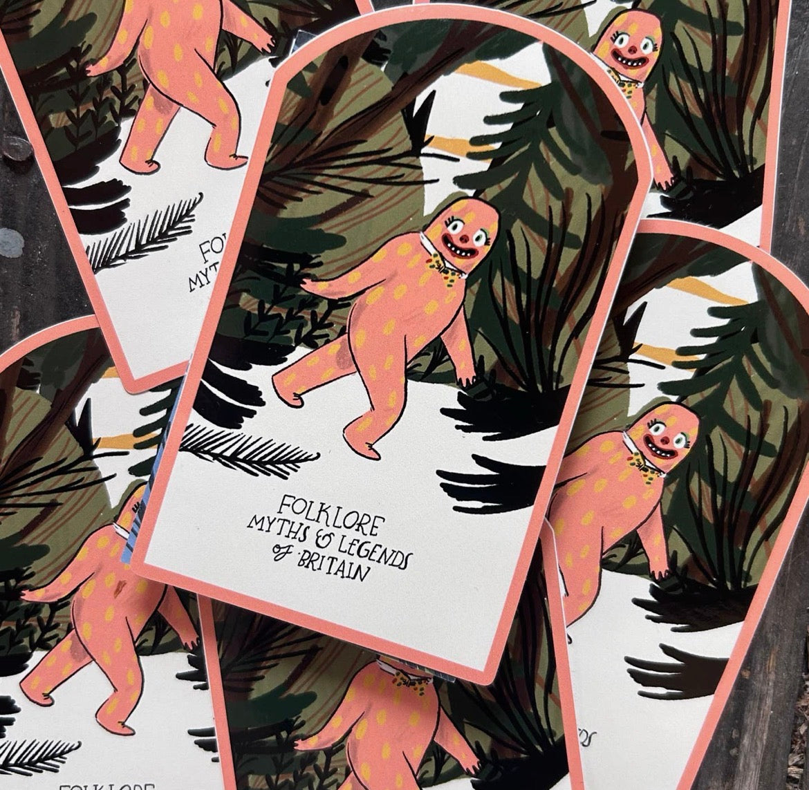 Blobby Folklore sticker