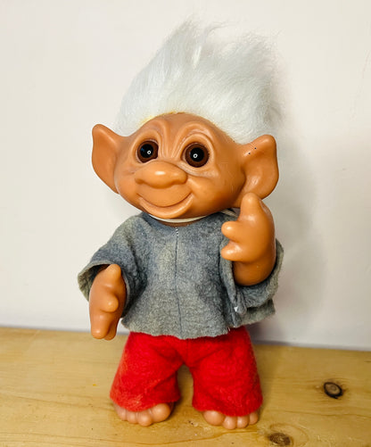 Vintage 9" DAM 1986 Troll toy