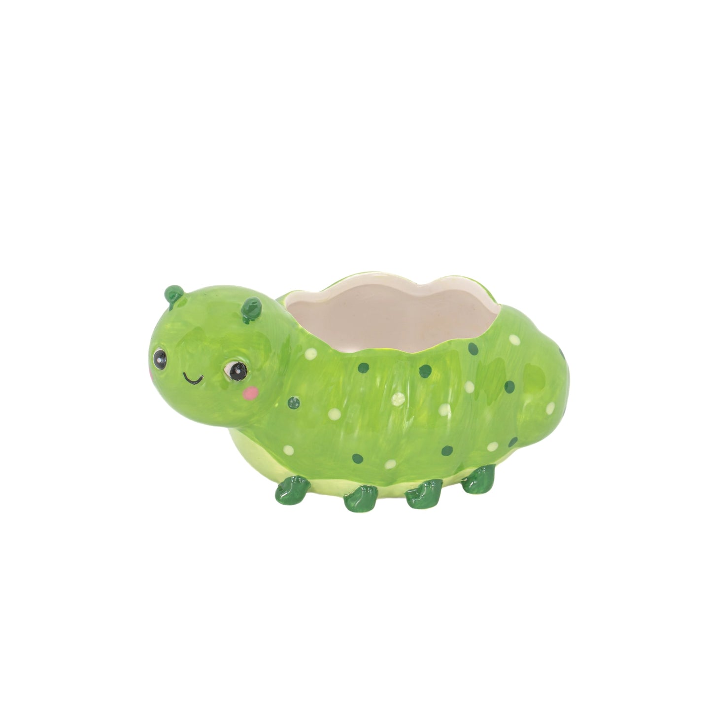 Mini Caterpillar Ceramic Planter