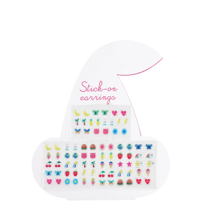 Stick On Earrings (40 Pairs) - Cherry