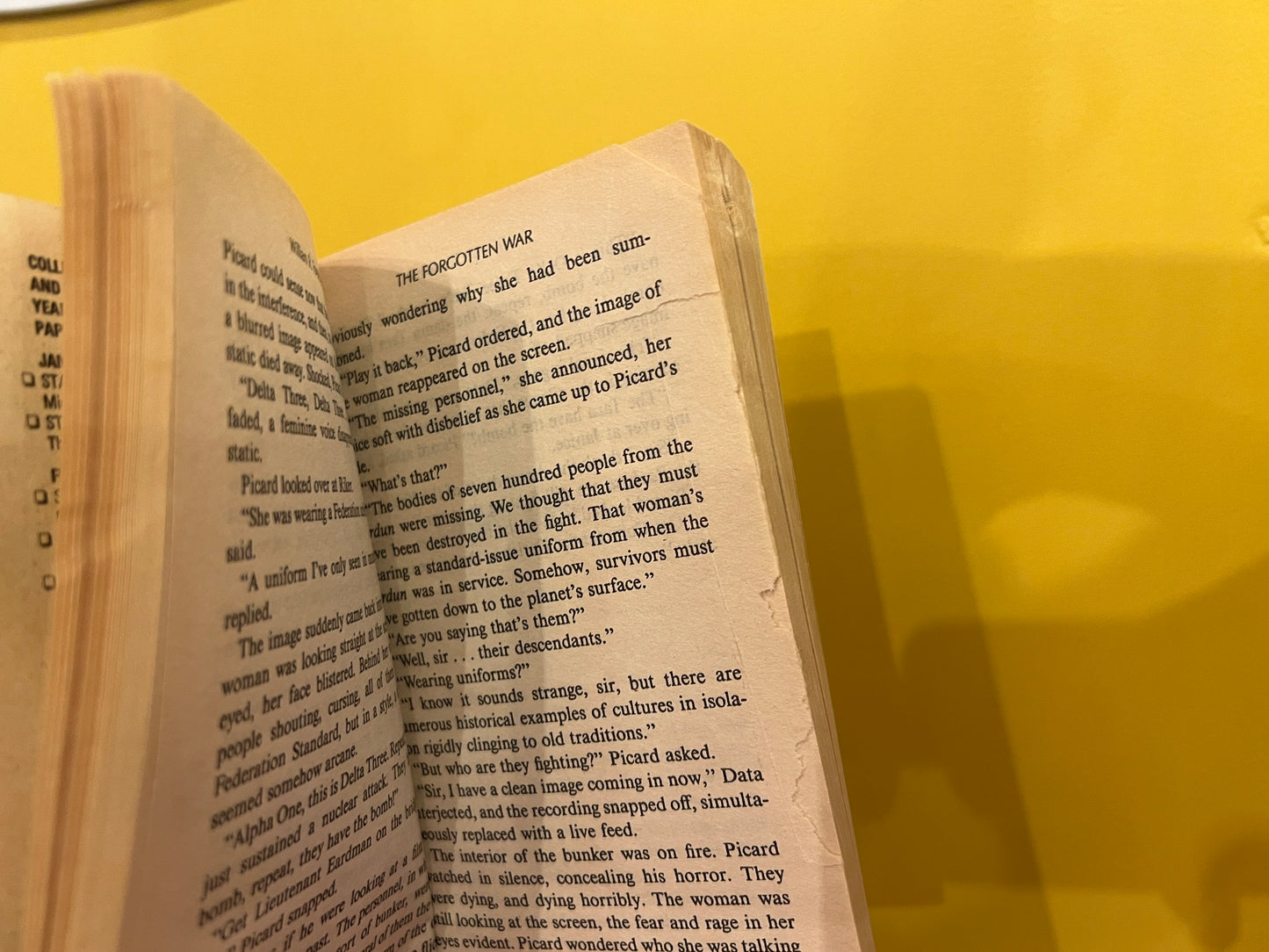 Vintage Star Trek The Next Generation book - Metamorphosis