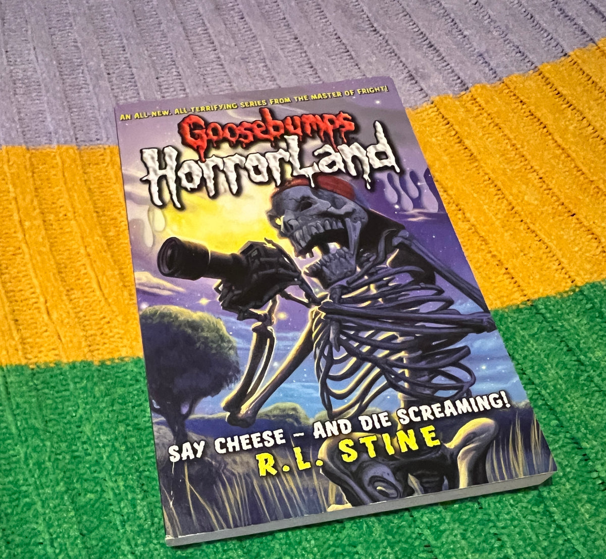 Horrorland - Say Cheese - and Die Screaming! Goosebumps book