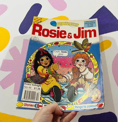 Rosie and Jim vintage 1990’s comics