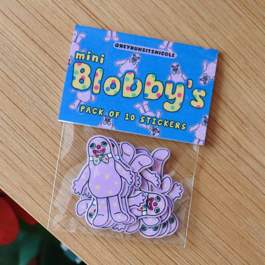 Mini Blobby Stickers | Ten Pack