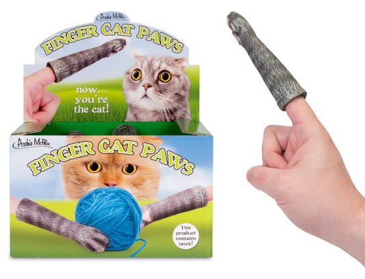 2 LATEX Cat Paws Finger toys