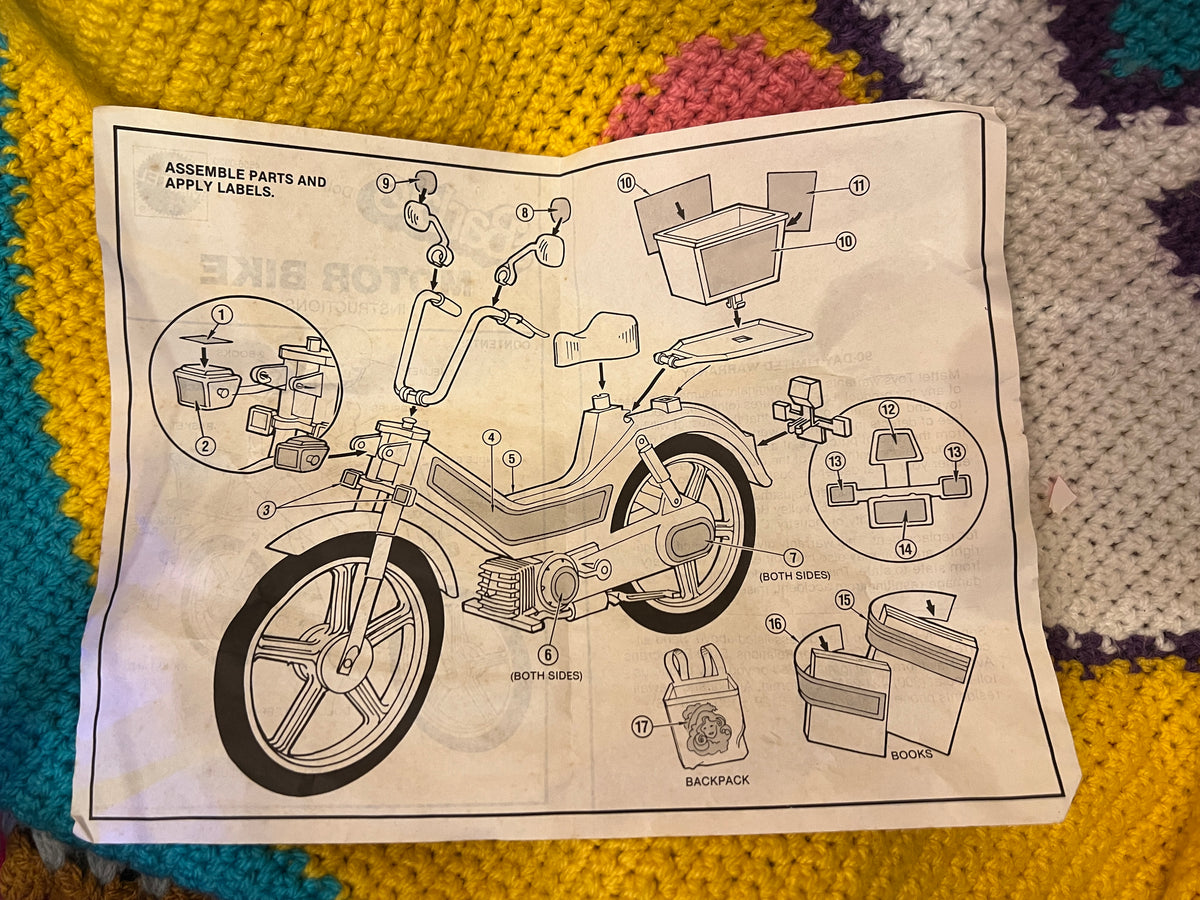1983 Barbie Motorbike - complete with box