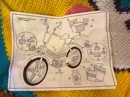 1983 Barbie Motorbike - complete with box