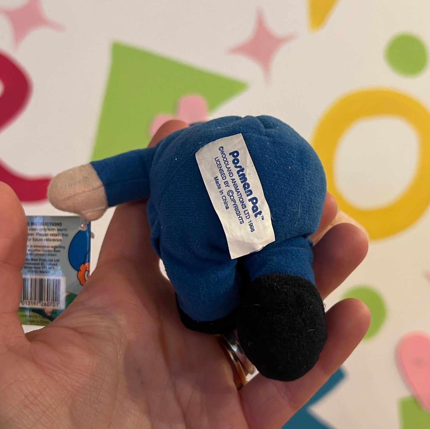 1998 7” Postman Pat plush with original tag