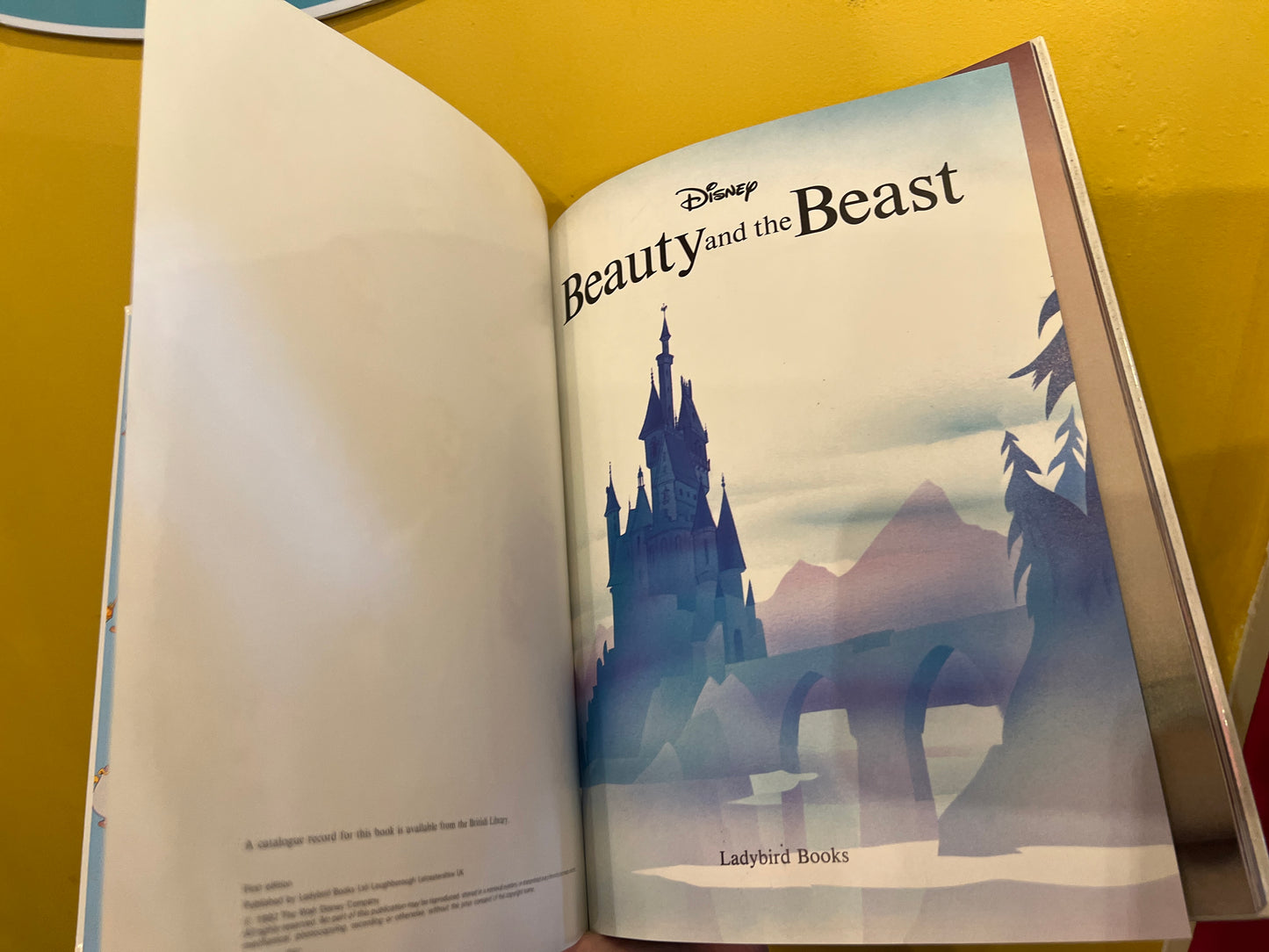 1992 Disney First Edition Beauty & The Beast book
