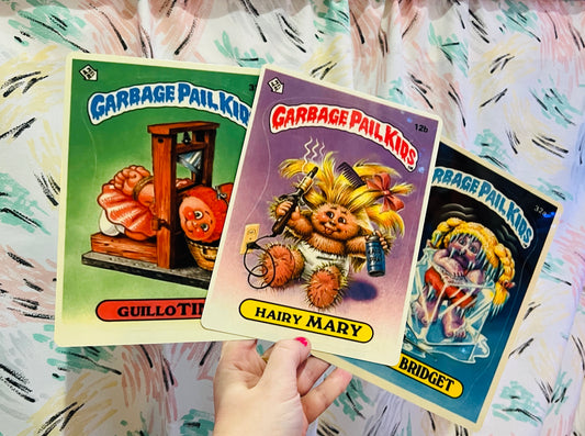 Garbage Pail Kids card tin signs