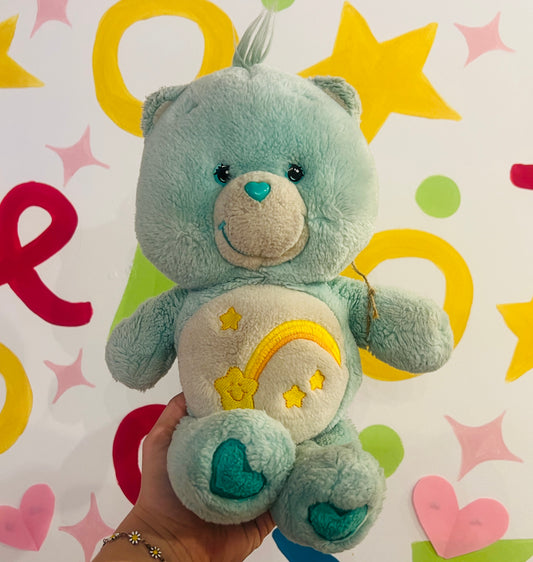 Vintage 2003 Wish Bear Care Bear 13” plush