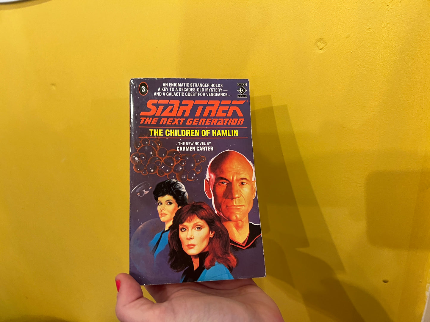 Vintage Star Trek The Next Generation book Slight reader- The Children of Hamlin