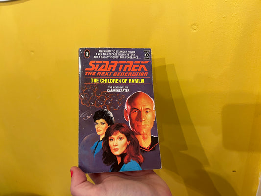 Vintage Star Trek The Next Generation book Slight reader- The Children of Hamlin