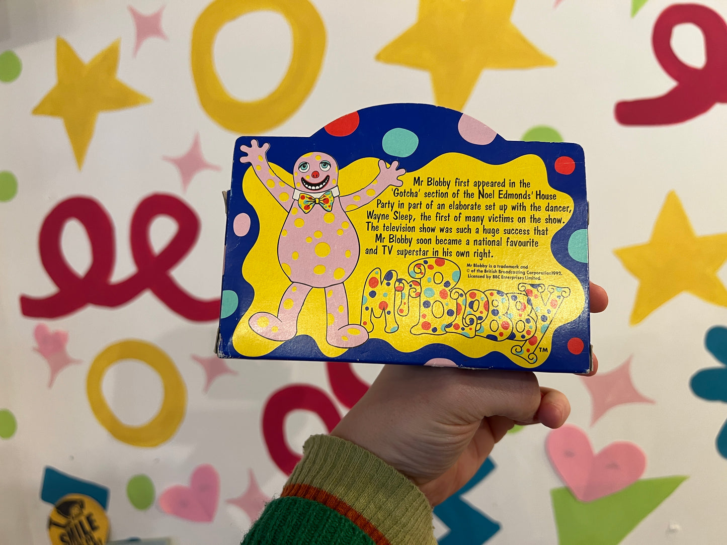 Official Mr Blobby boxed toy van