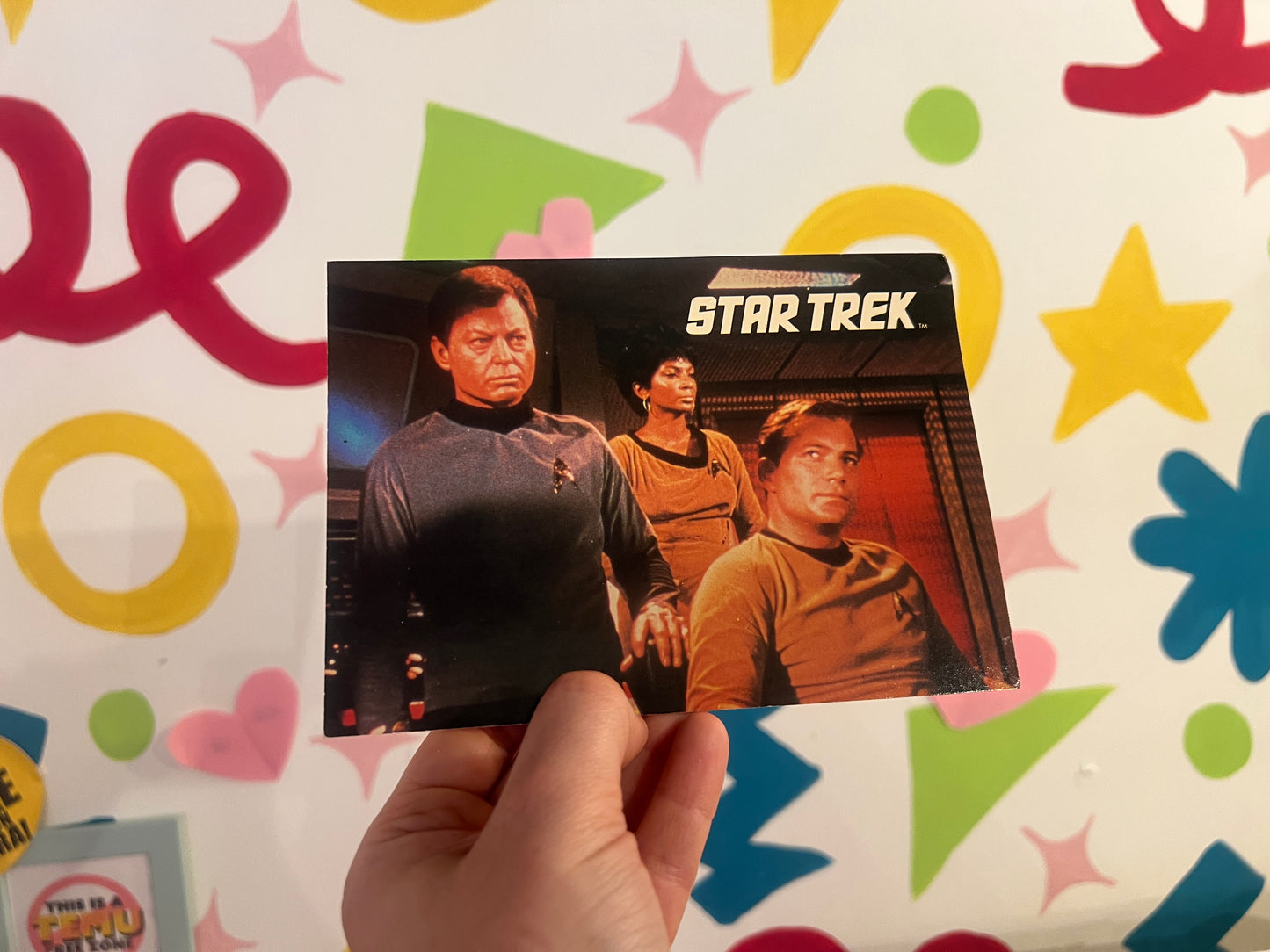 1987 Star Trek postcard