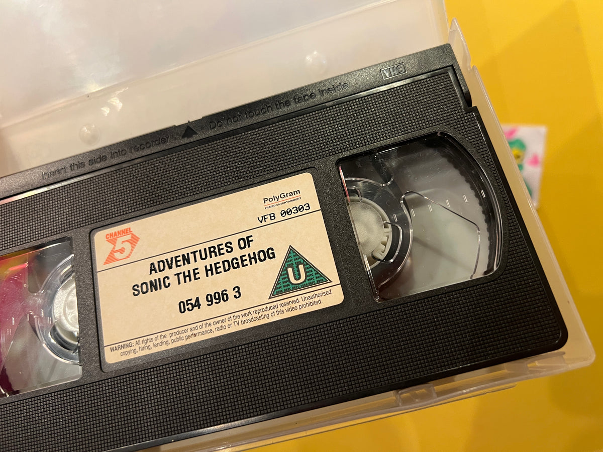 1993 Adventures of Sonic the Hedgehog VHS PAL Working