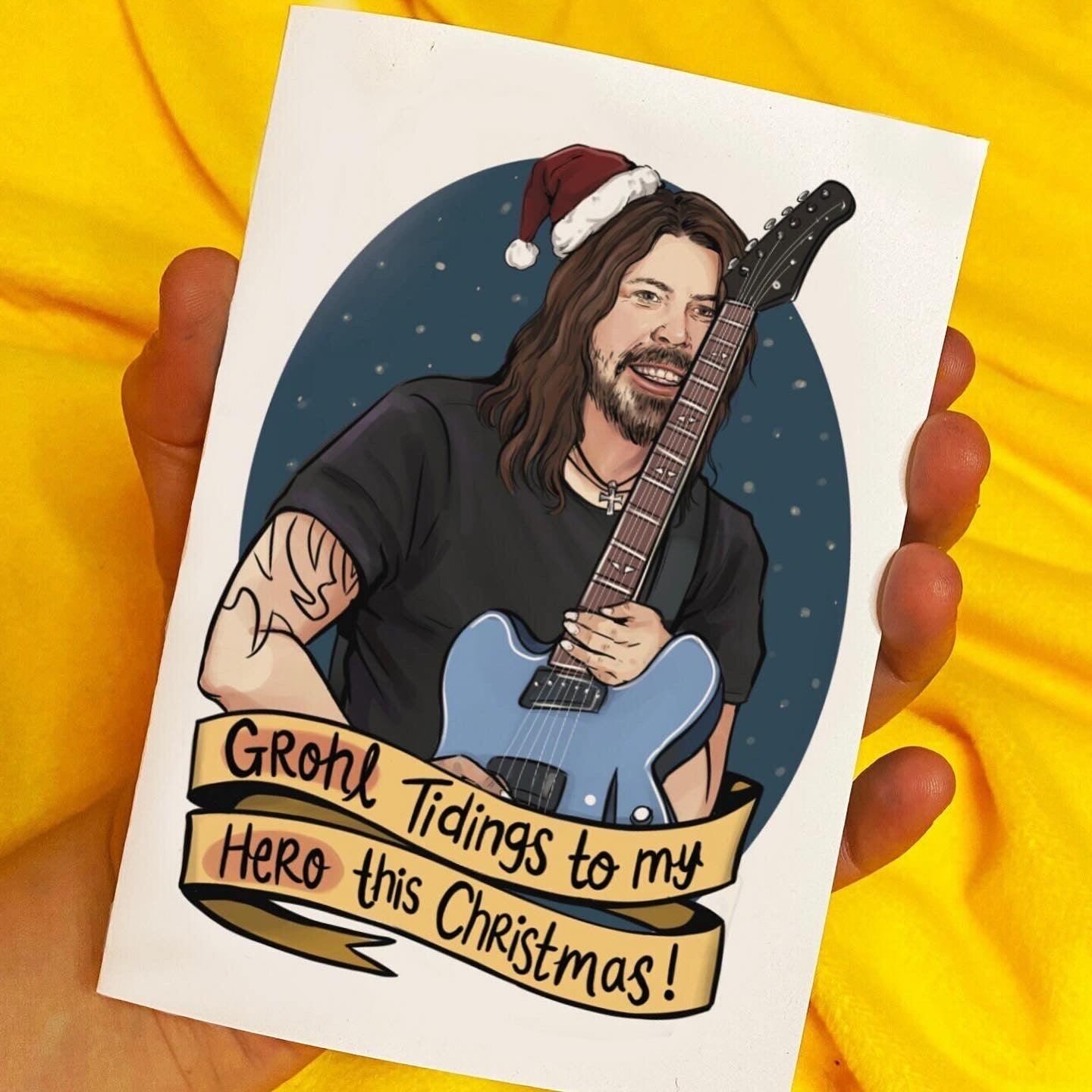 Dave Grohl inspired Christmas card