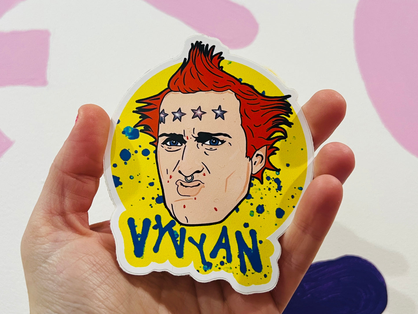 Vyvyan from The Young Ones Sticker