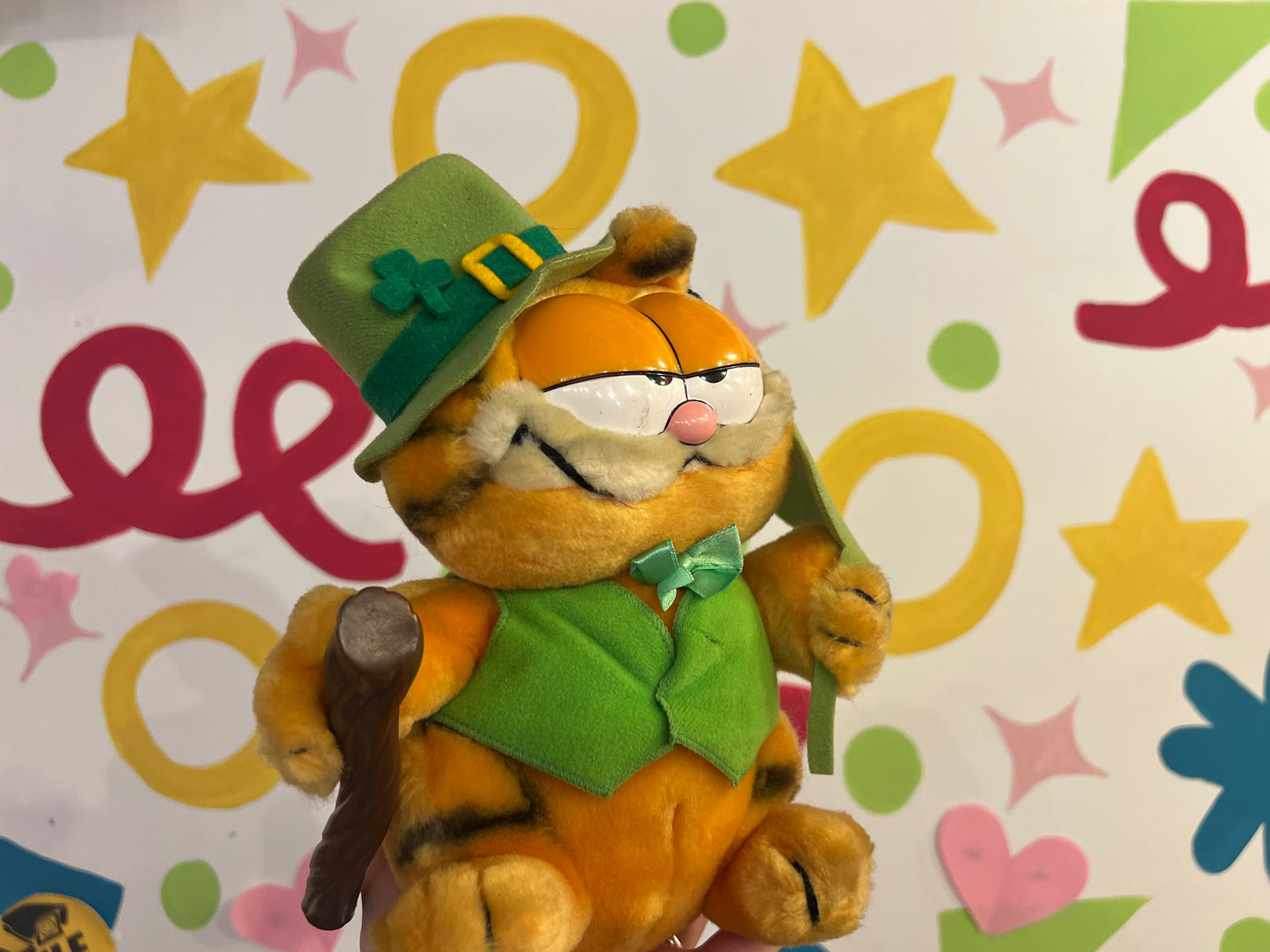 Vintage 1981 Dakin St Patrick's Blarney Garfield