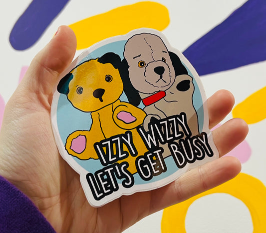 Sooty & Sweep inspired sticker