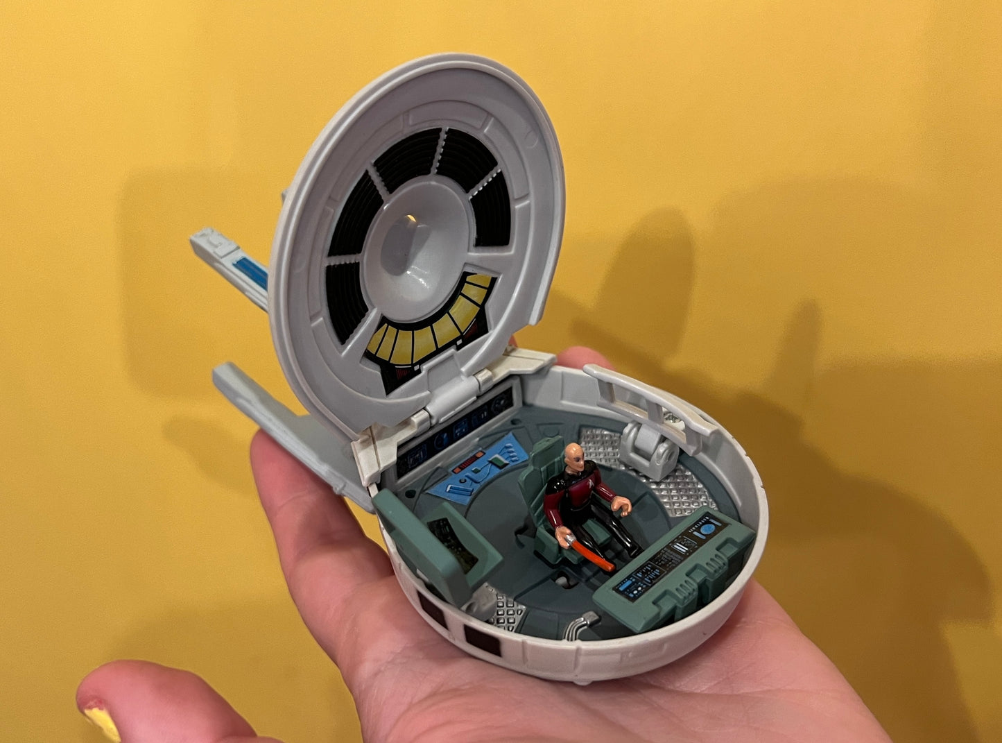 1995 Star Trek Enterprise Playmates set with Picard figure