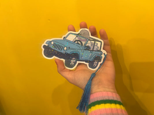 Pigeon Car Bookmark