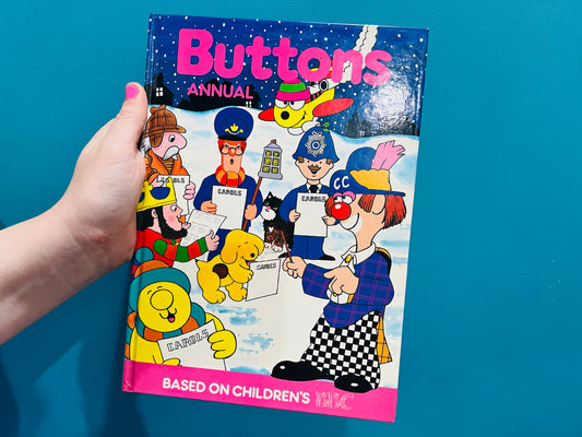 Buttons CBBC 1987 Annual book