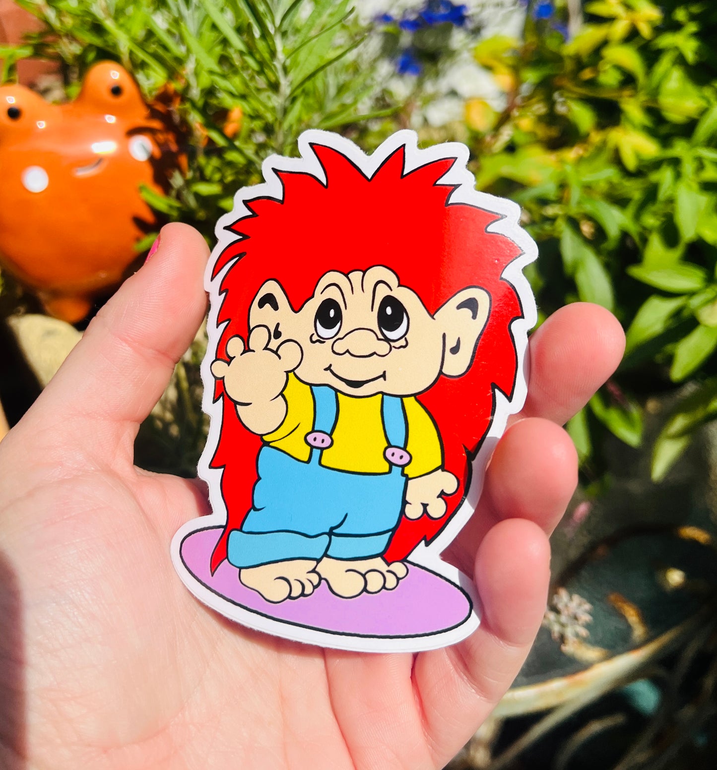 Troll inspired sticker