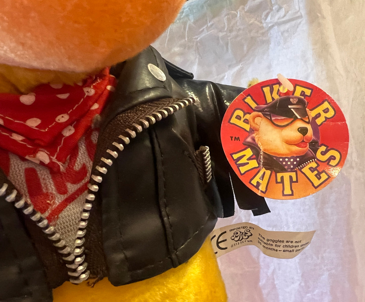 90’s Biker Mates duck plush toy