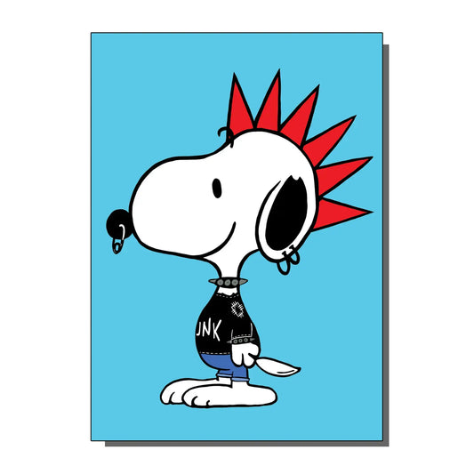 Punk Beagle inspired card