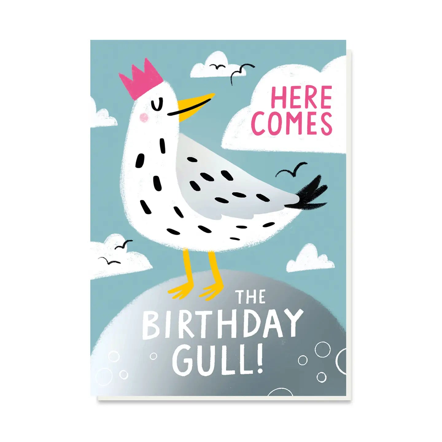 Birthday Gull foil card