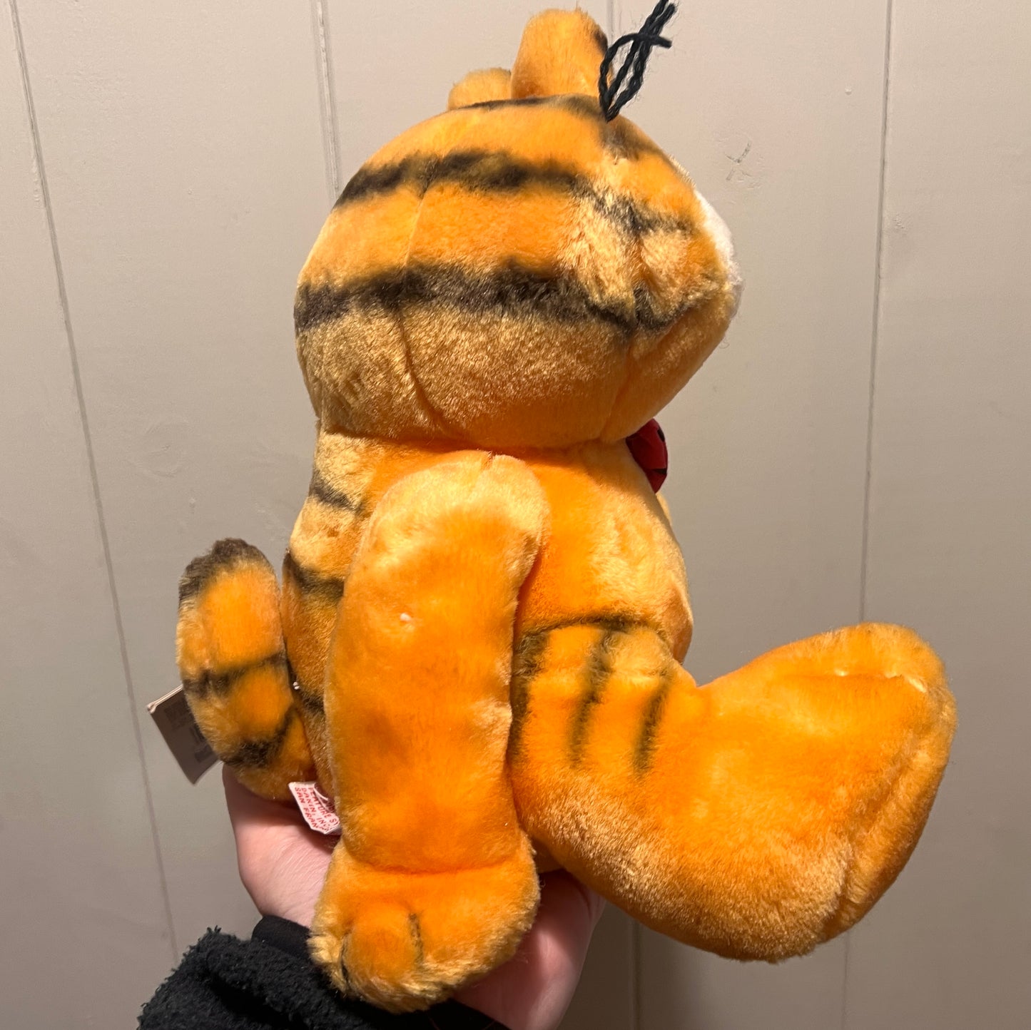 Vintage 1981 Dakin Bow Tie Garfield plush with tag