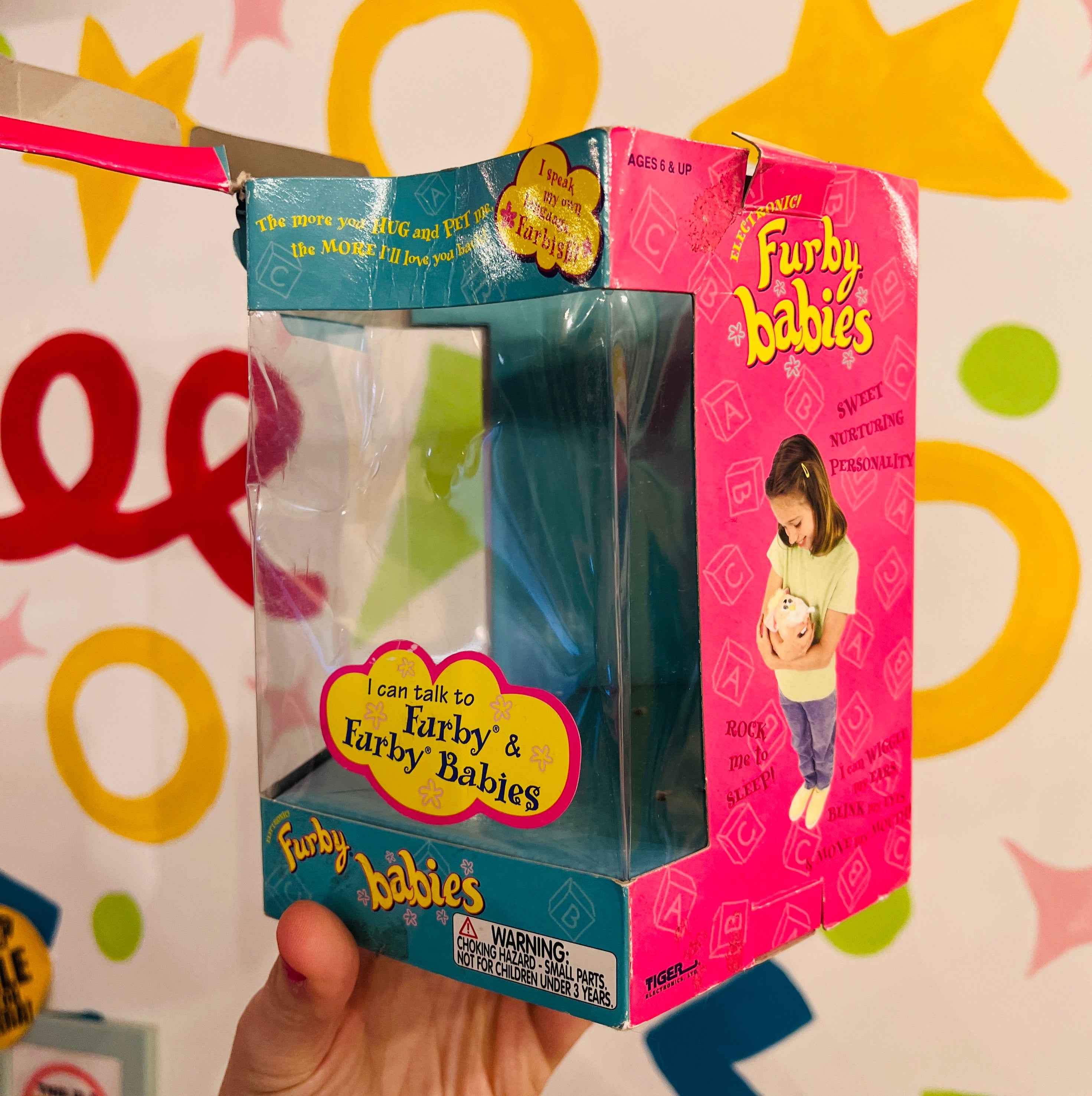 1999 Boxed Primary Furby Baby - Working with voice! – happi place