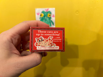 Cat Playtime Sticker set