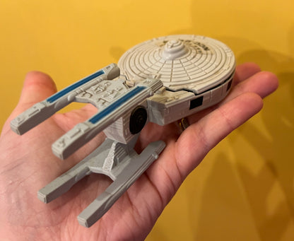 1995 Star Trek Enterprise Playmates set with Picard figure